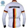 Wielershirt 2022 Duitsland Nationaal Team Lange Mouw Winter Thermal Fleece